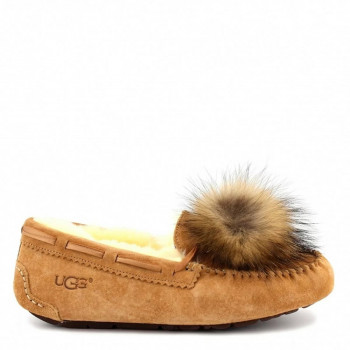 Ugg Dakota Pom Pom Chestnut