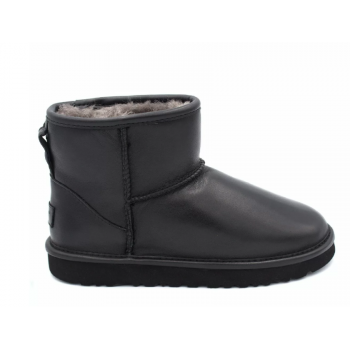 Ugg Mens Classic Mini Leather Black