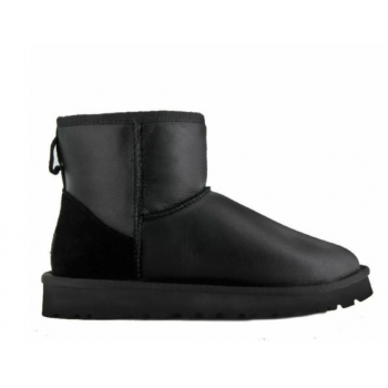 Ugg Mens Classic Mini Metallic Black