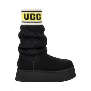 Ugg Classic Sweater Letter Black