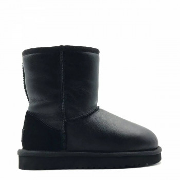 Ugg Kids Classic Short Metallic Black