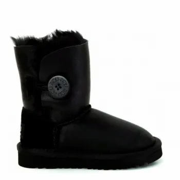 Ugg Kids Bailey Button Metallic Black