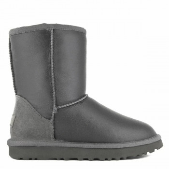 Ugg Mens Classic Short Metallic Grey